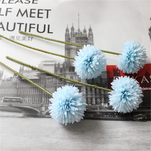 Artificial dandelion chrysanthemum flower for wedding and event decoration - vue 10 sur 14