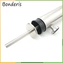 Wall-mounted stainless steel toilet brush holder for cleaning and storage