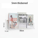 acrylic wall-mounted magazine rack for brochures and files