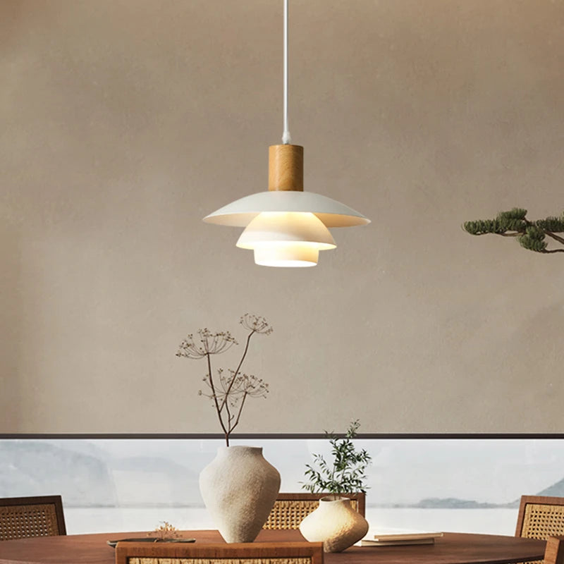 Nordic wabi-sabi Danish classic PH3/4 chandelier for restaurant and bar - vue 4 sur 16