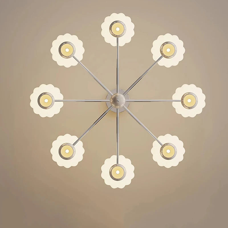 Modern LED pendant chandelier with up and down lighting - vue 6 sur 18