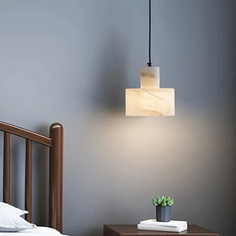 Modern marble pendant light for elegant indoor lighting