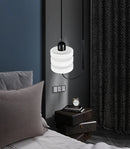 Scandinavian glass pendant light minimalist design for indoor lighting