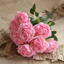 10 artificial flower heads for wedding and festival decoration