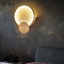 Modern marble wall light with decorative LED luxury lighting