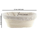 rattan bread basket for baking and fermentation