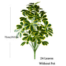 Artificial palm and monstera plants for indoor and outdoor decoration
