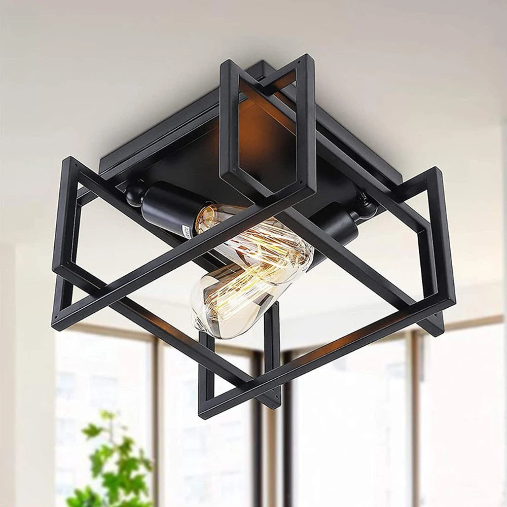 American vintage ceiling light industrial retro modern design