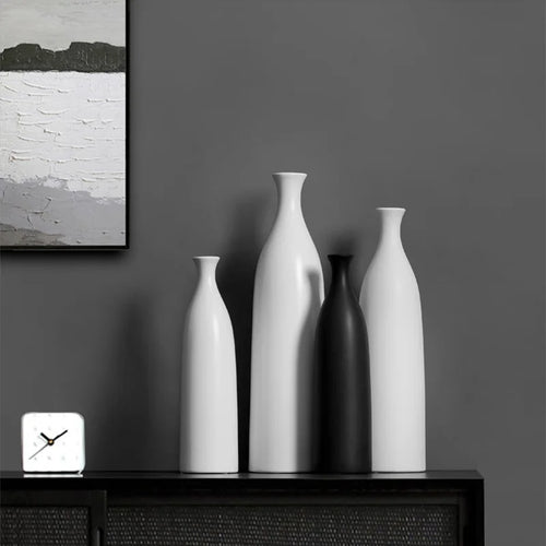 modern ceramic vase for elegant floral decoration - vue 7 sur 14