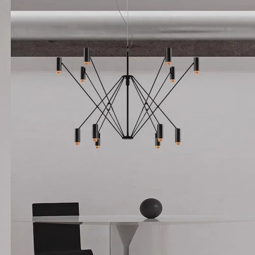 Artpad adjustable modern designer indoor decorative chandelier - vue 5 sur 8