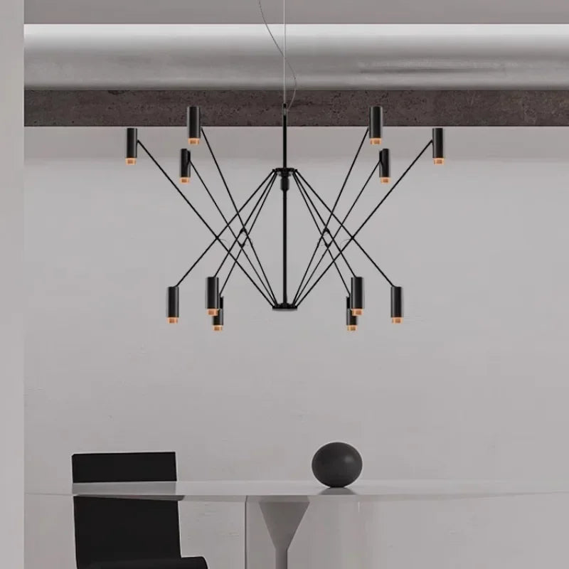 Artpad adjustable modern designer indoor decorative chandelier - vue 4 sur 8