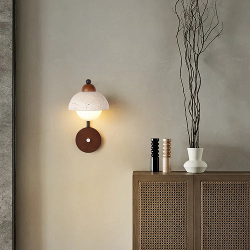 Classic natural stone wall light for interior decoration - vue 5 sur 7
