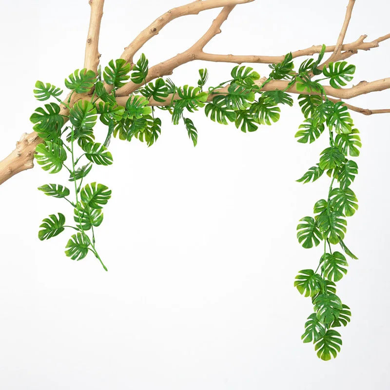 Artificial turtle leaf plant wall decoration flower wreath