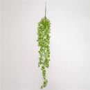 Decorative artificial succulent plants in rattan for hanging garden