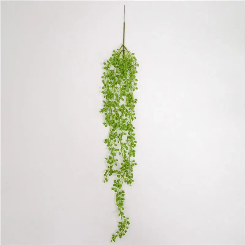 Decorative artificial succulent plants in rattan for hanging garden - vue 8 sur 8