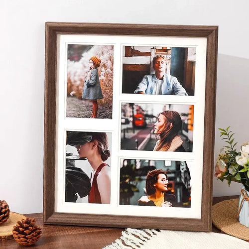 Solid wood display stand for decorative wedding photo frames - vue 5 sur 10