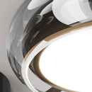 Modern rectangular LED ceiling light for interiors