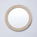 decorative raffia mirrors for elegant wall decoration