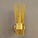 Luxury designer wall light in antique metal for an elegant interior