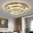 Modern adjustable crystal LED ceiling light