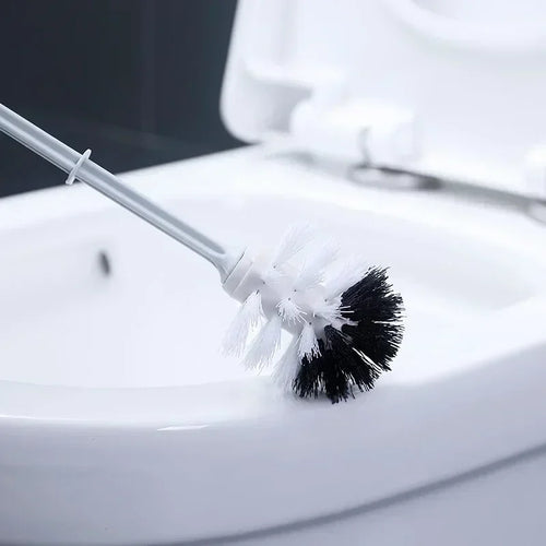 Luxury toilet brush with long handle and soft bristles - vue 4 sur 8