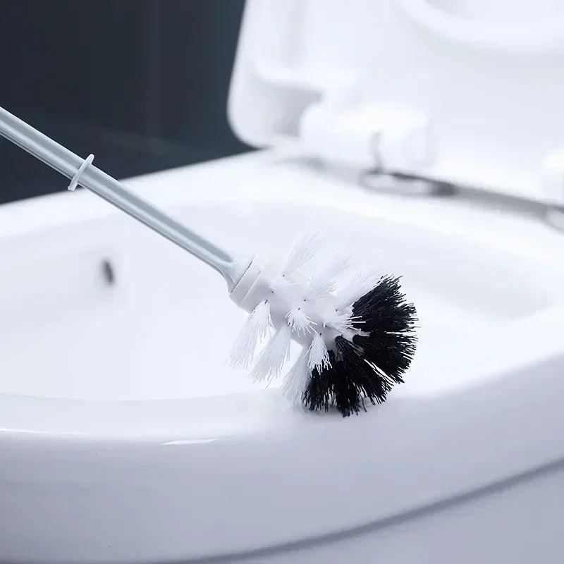 Luxury toilet brush with long handle for effective cleaning - vue 3 sur 8