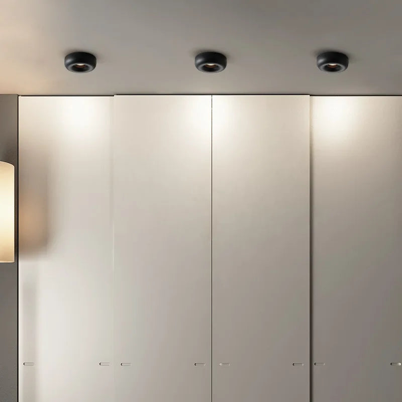 Integrated LED ceiling light for discreet modern lighting