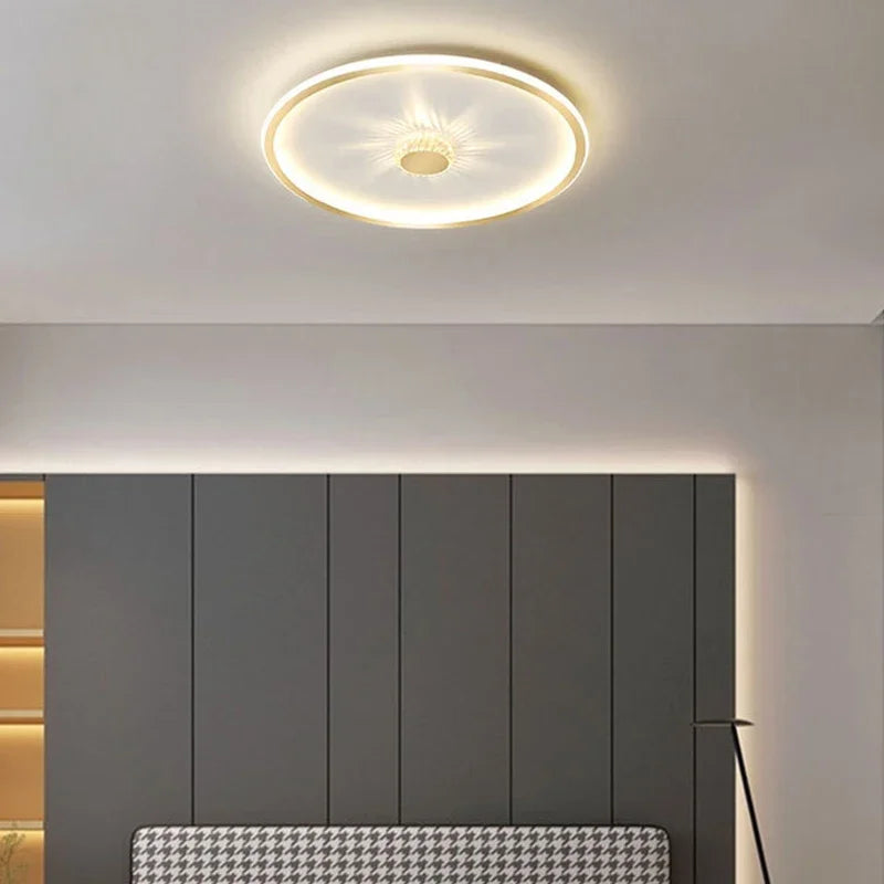 Modern LED ceiling light for elegant interior decor - vue 3 sur 10
