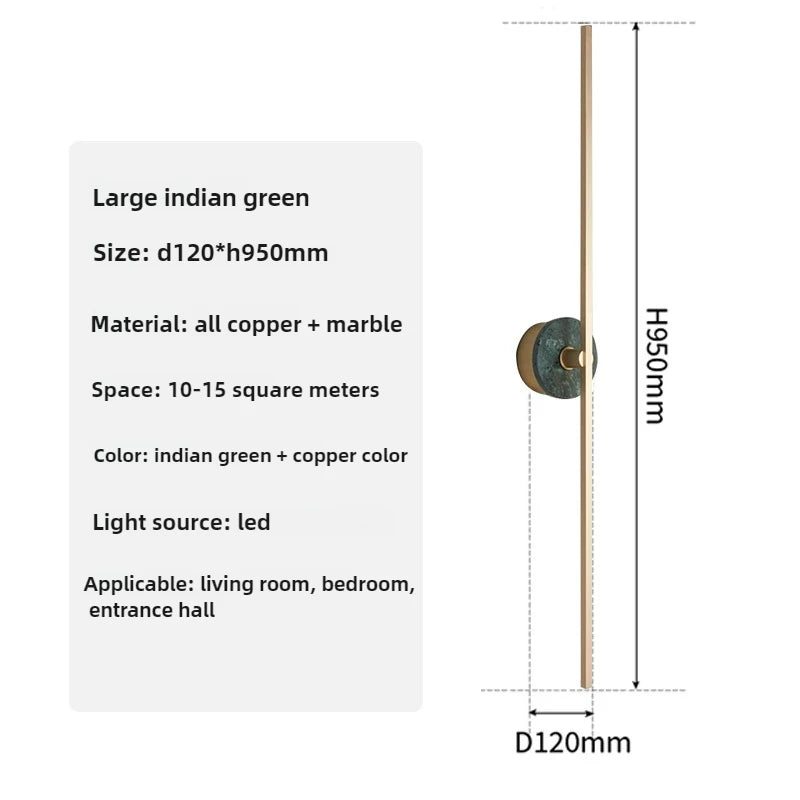 Minimalist luxury Spanish marble wall light - vue 11 sur 18
