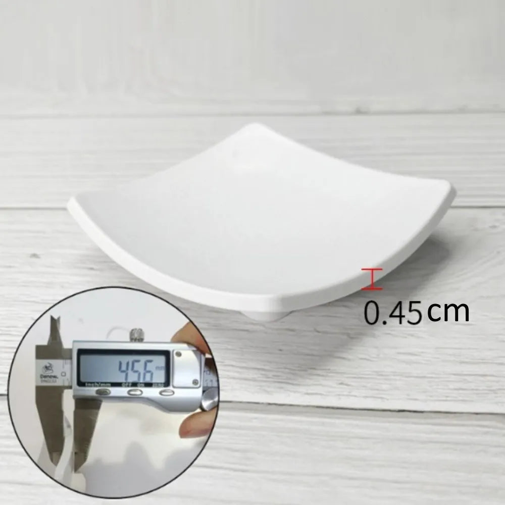 square arched soap dish for hotel and restaurant - vue 6 sur 11