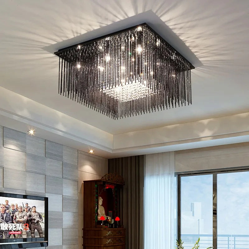 Modern glass ceiling light for elegant indoor lighting