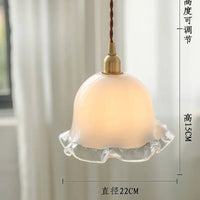 Glass designer chandelier for restaurants, bars and modern spaces