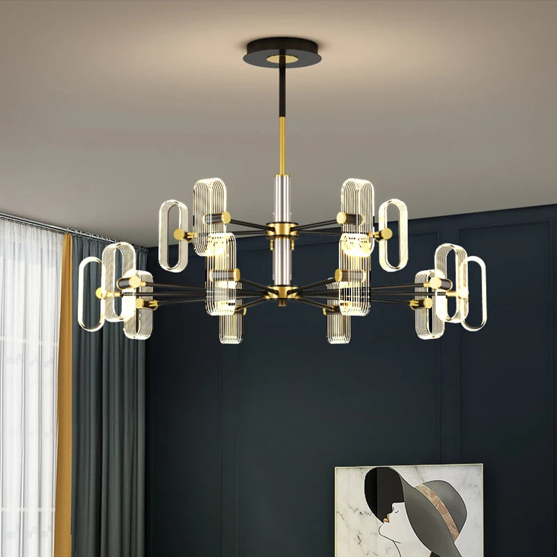 Modern creative luxury chandelier for ambient lighting