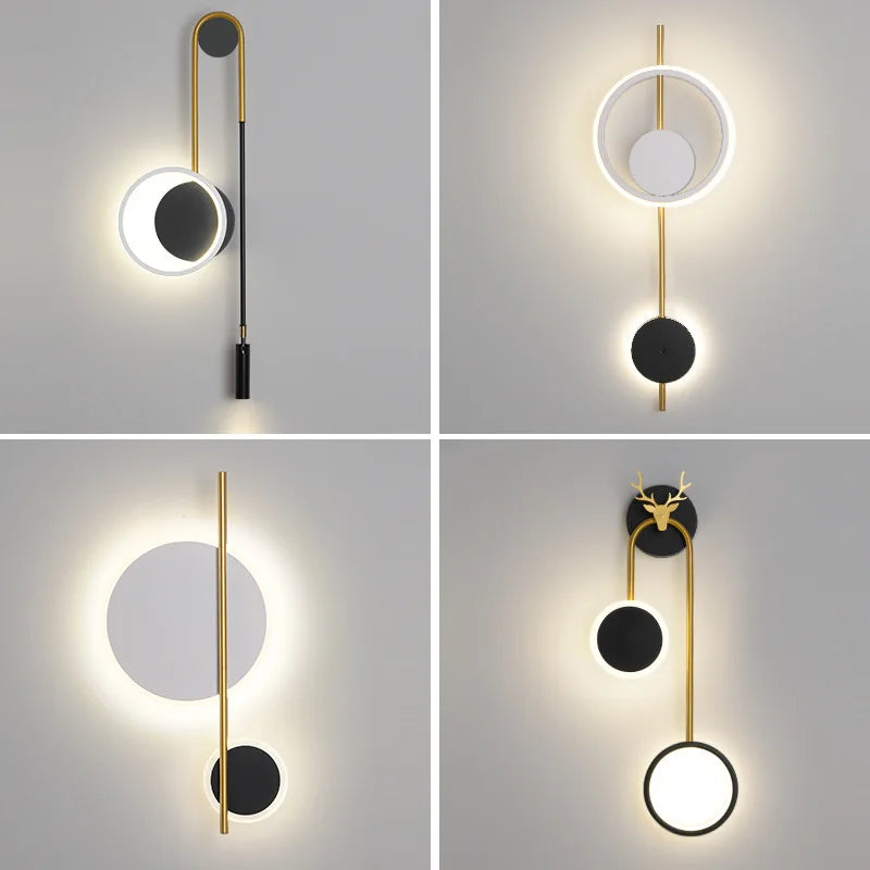 Modern LED wall light for stylish indoor decoration