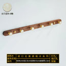 creative walnut wood hook for wall organization
