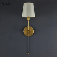 Decorative American style wall light for indoor and outdoor use