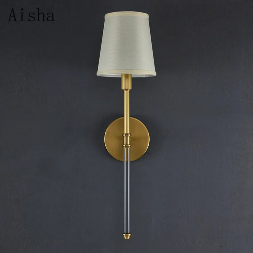 Decorative American style wall light for indoor and outdoor use
