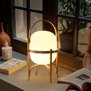 Modern wooden floor lamp for living room, study, bedroom, portable