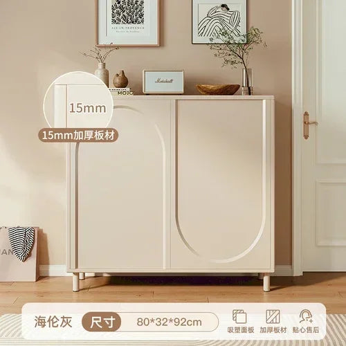 modern adjustable wooden shoe rack for storage