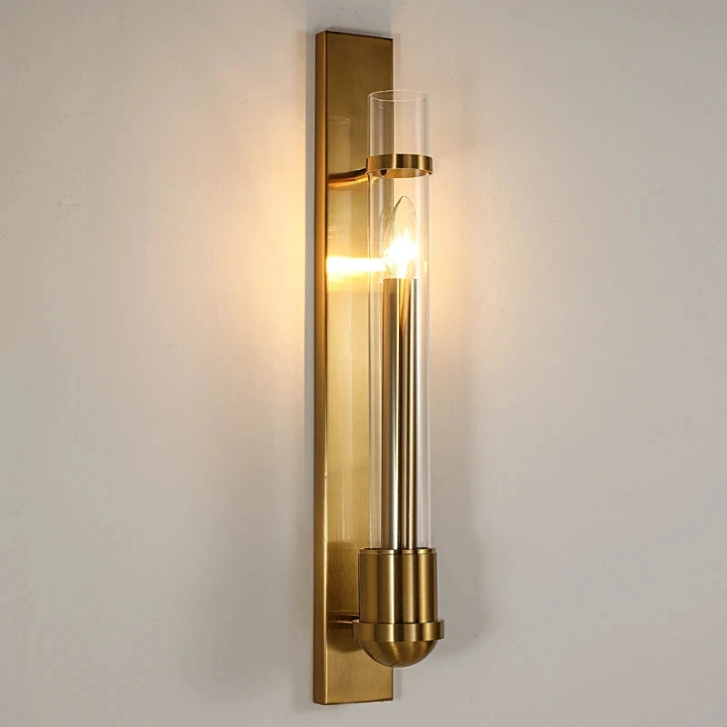 Modern American style gold wall light