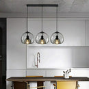 Modern glass chandelier for indoor pendant lighting
