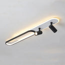 Modern LED ceiling lamp with decorative spotlight