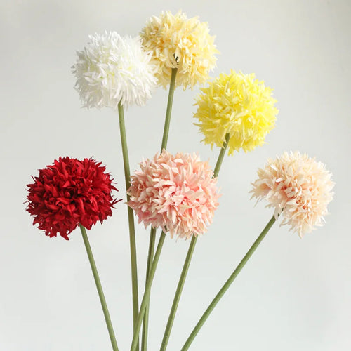 Artificial chrysanthemum flowers for weddings and festive decoration - vue 2 sur 12