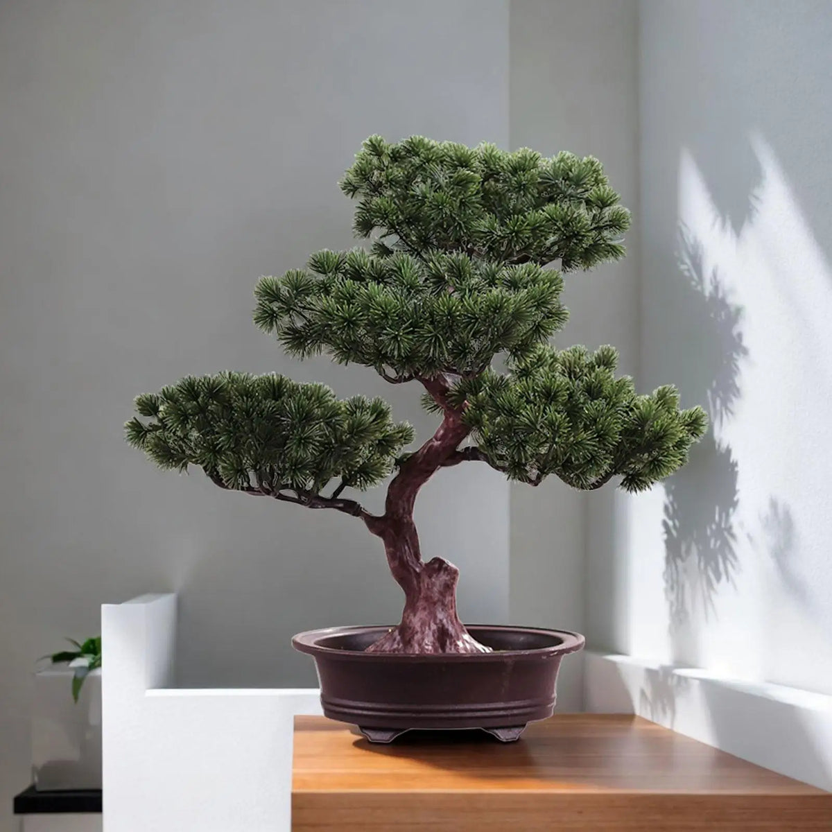 Artificial potted tree for elegant interior decoration