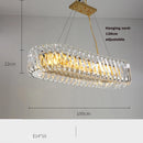 Art deco crystal glass dimmable chandelier 2024 trend