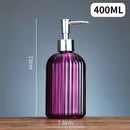portable glass liquid soap dispenser for bathroom