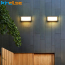 Waterproof wall light with motion sensor for outdoor use