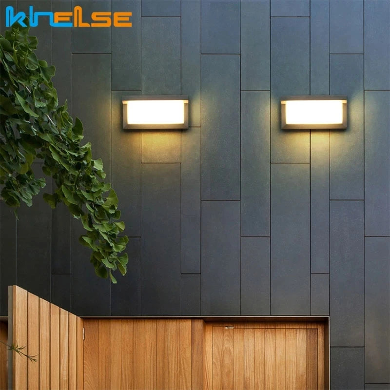 Waterproof wall light with motion sensor for outdoor use - vue 3 sur 11