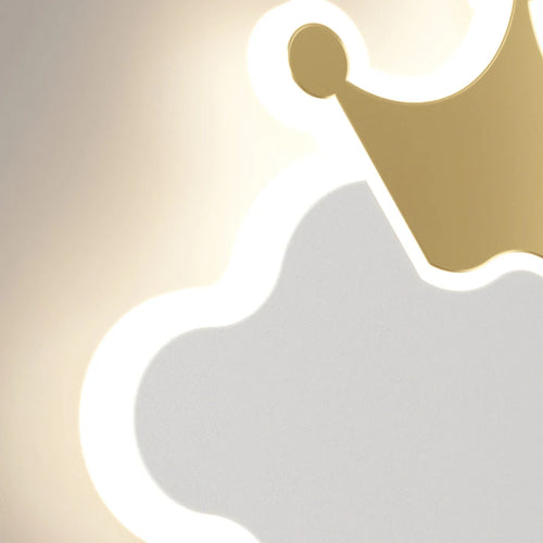 Modern cloud wall light for children's room decor - vue 6 sur 9