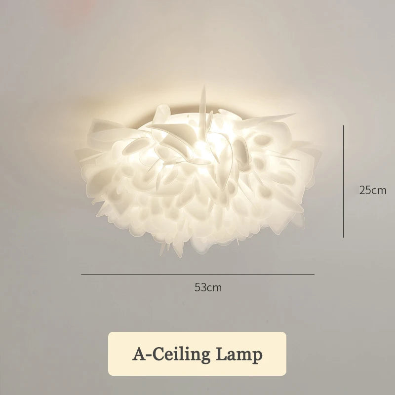Modern lightweight ceiling light for creative and simple interior decor